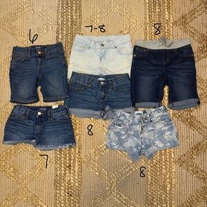 Denim Blue Kids Shorts Collection